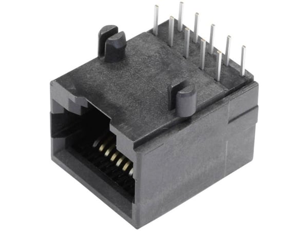 BEL Stewart Liittimet SS64100-018F Modulaarinen uppoasennettava pistorasia, suojaamaton SS64100-018F Liitäntä, uppoasennus vaakasuoraan Navat: 10P1...