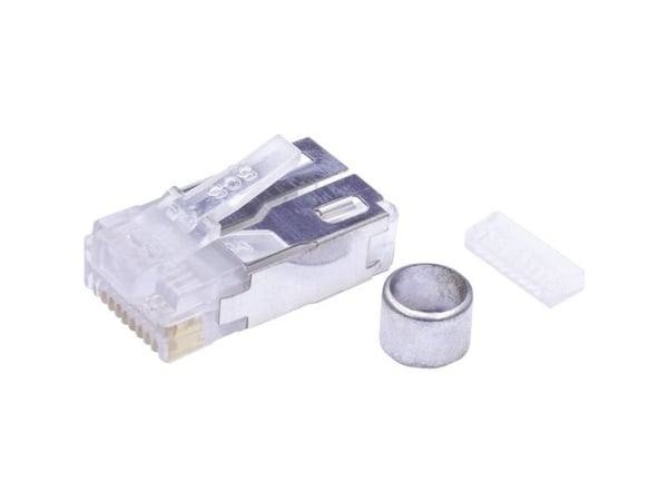 RJ48-liitin, suora BEL Stewart Connectors 940-SP-361010-A217 CAT 5 kirkas 1 kpl