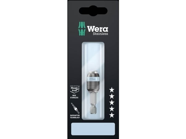 Wera 3888/4/1 K SB, Rustfritt stål, Sekskanttange, 25,4 / 4 mm (1 / 4"), 50 mm