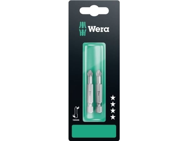 Wera 855/4 TZ SB SiS 05134385001 Ristikkäisleikkuuterä PZ 2 Työkaluteräs kulutusta kestävä F 6,3 2 kpl