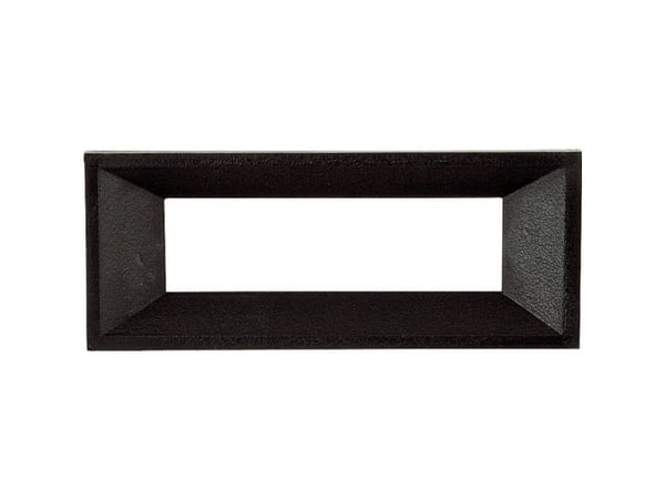 Strapubox AR 4 A Frontramme Sort Passer til: LC-display 4-cifret Plastic