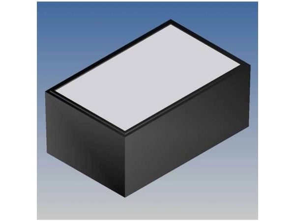 TEKO 152/P.9 universal-kabinett 110 x 70 x 48,9 aluminium, ABS sort - 1 stk