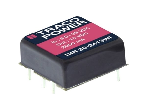 Traco Power THN 30-2415WI, 25,4 mm, 9,9 mm, 25,4 mm, 16,5 g, 30 W, 9-36 V