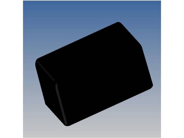 TEKO SR03.9 Yleiskotelo 71,5 x 38,3 x 40,9 ABS Musta 1 kpl