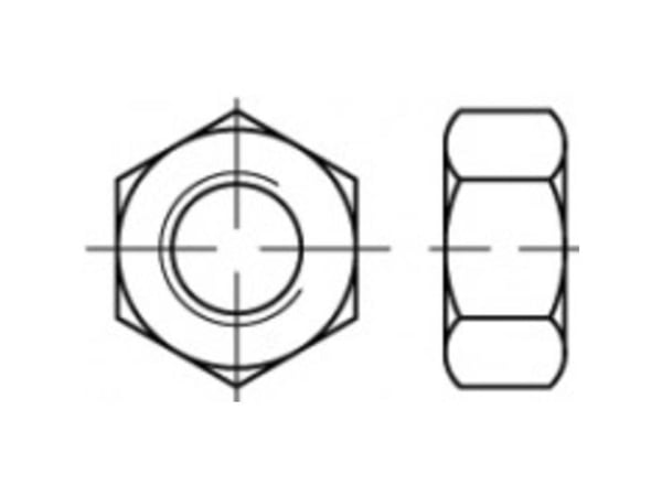 TOOLCRAFT TO-5443878 sekskantmutterinnsats 56 mm 83934 stål 50 stk