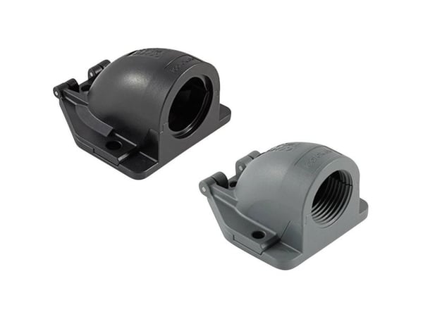 Icotek 31410.900 Kabelgennemføring Vinklet Sort 1 stk