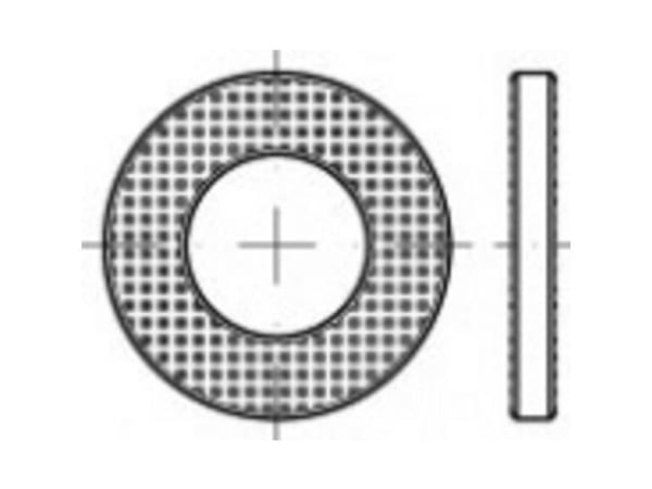 Aluslevy 88119 Teräs 200 kpl TOOLCRAFT TO-5444190