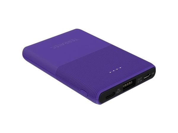 Terratec P50 Pocket, 5000 mAh, Lithium Polymer (LiPo), Lilla