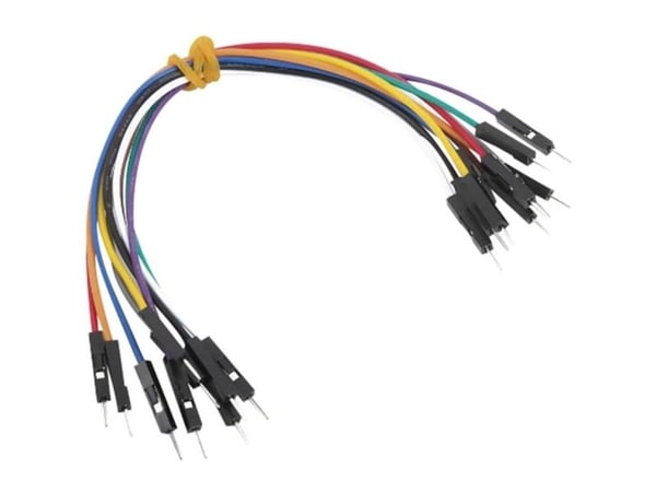 MikroElektroniikka MIKROE-513 Jumper-kaapeli Raspberry Pi, Banana Pi, Arduino [10x Trådbro-stik - 10x Trådbro-stik] 15.00 cm Flerfarvet