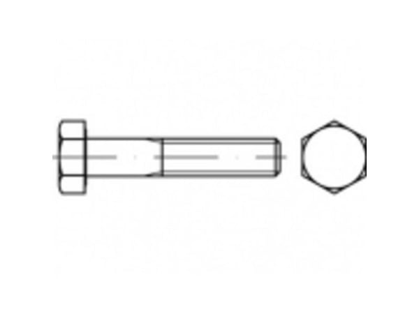 TOOLCRAFT TO-5400612 sekskantsskrue M42 130 mm utvendig sekskant 1 stk