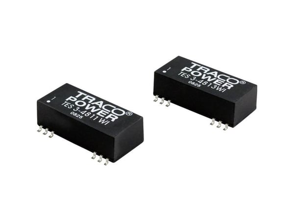 TracoPower TES 3-4823WI DC/DC-muunnin, SMD 48 V/DC 15 V/DC, -15 V/DC 100 mA 3 W Lähtöjen määrä: 2 x