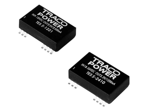 Traco Power TES 5-2412, 25,6 mm, 10,2 mm, 33,4 mm, 14 g, 5 W, 18-36 V