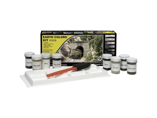 Woodland Scenics WC1215 modellbaneblandesett jordfarger (1 sett)