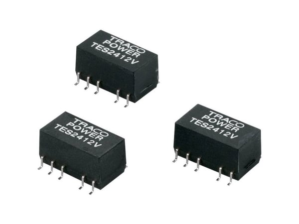 TracoPower TES 1-2411V DC/DC-muunnin, SMD 24 V/DC 5 V/DC 200 mA 1 W Lähtöjen lukumäärä: 1 x