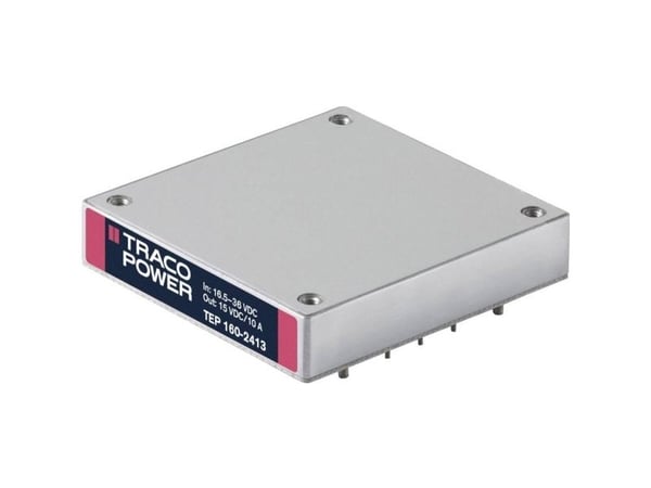 TracoPower TEP 160-4816 DC/DC-muunnin, tulostus 48 V/DC 28 V/DC 5500 mA 160 W Lähtöjen määrä: 1 x