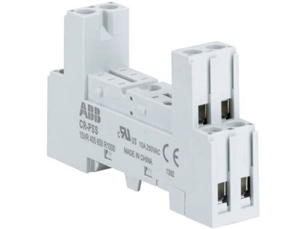 ABB Pistorasia minireleelle ilman LED-sovitinta CR-P-tyyppiselle releelle