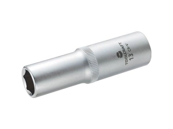 TOOLCRAFT 816176 topnøkkelinnsats utvendig sekskant 13 mm 1/2 (12,5 mm)