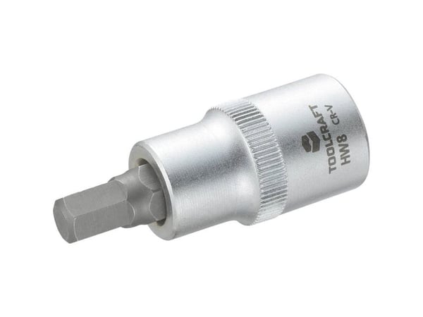 TOOLCRAFT 816158 Unbrako sokkel-bitsinnsats 8 mm 1/2 (12,5 mm)