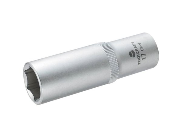 TOOLCRAFT 816182 utvendig sekskant topnøkkelinnsats 17 mm 1/2 (12,5 mm)