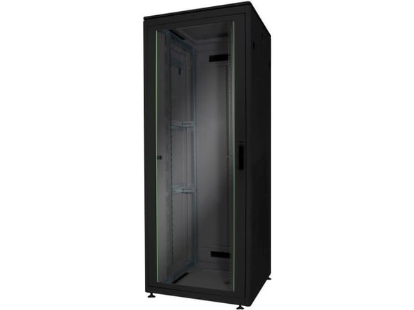Digitus Unique DN-19 42U-8/8-B-1 - Rack skap - svart, RAL 9005 - 42U - 19"