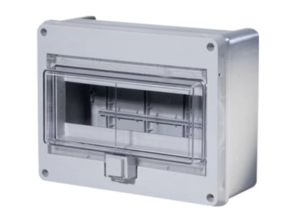 F-Tronic 7240052 KV10WDKE Jakelukaappi Pinta-asennettava Jakojakojen lukumäärä = 10 Rivien lukumäärä = 1