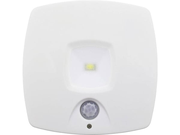 Müller-Licht 27700015 LED-nattljus med rörelsesensor Square LED (RGB) Dagsljus vit vit vit