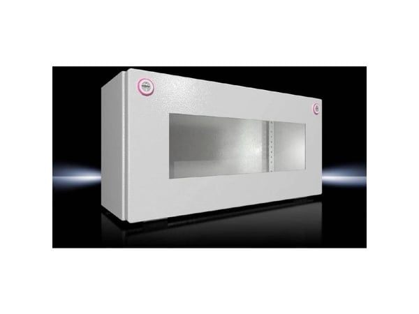 Rittal KX 1610.000 Asennuskotelo, seinäasennuskotelo 400 x 155 x 200 Teräslevy Harmaanvalkoinen (RAL 7035) 1 kpl 1 kpl