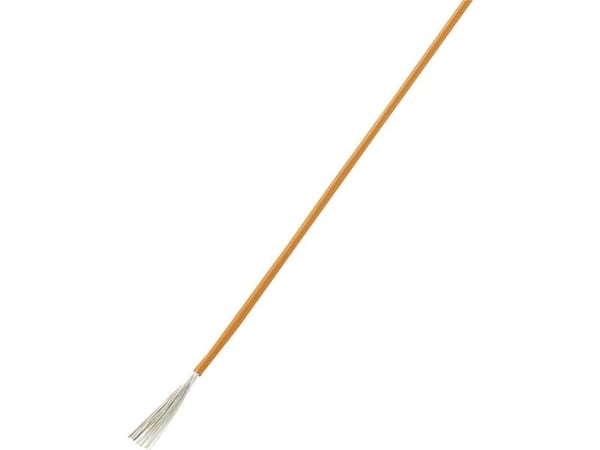 Conrad TC-7572812, Oranssi, Polyvinyylikloridi (PVC), 0.5 mm², 10 m