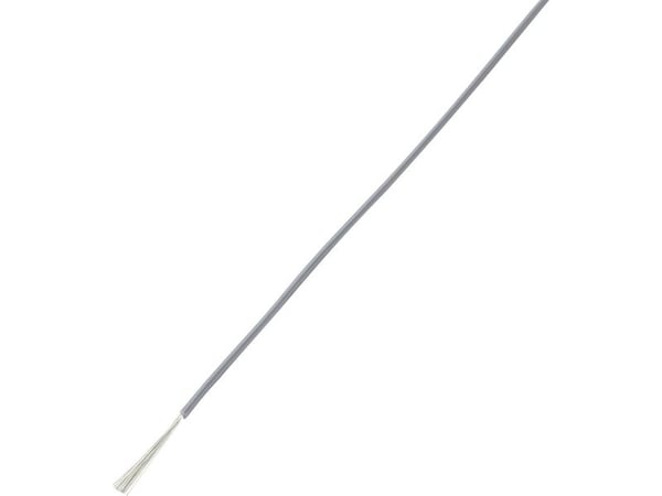 Conrad TC-7572808, harmaa, polyvinyylikloridi (PVC), 0,22 mm², 100 m