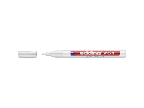 Paintmarker edding 751, vit
