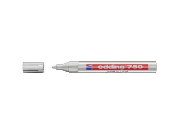 edding 750 paint - Markør - permanent - sølv - fargeblekk - 2-4 mm
