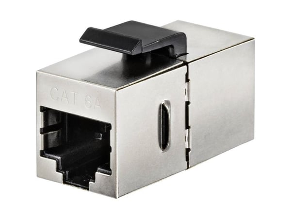 Renkforce RF-4531574, Flat, Rustfritt stål, RJ-45, RJ-45, Hunkjønn, Hunkjønn