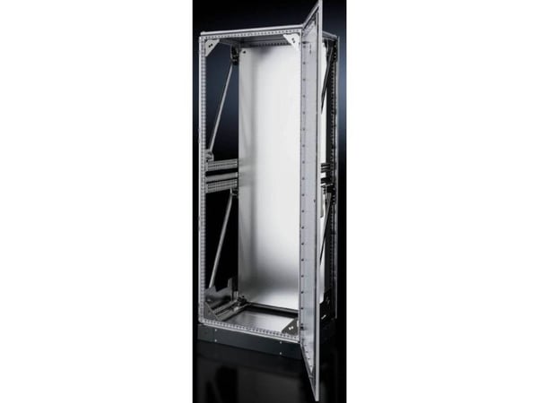 Rittal VX 8618.600, Stativstabilisator, Grå, Galvanisert stål, 800 mm, 600 mm, 2000 mm