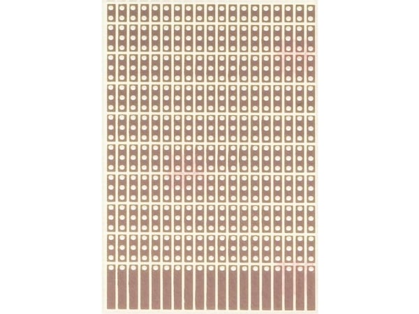 Rademacher WR-Typ 908-1 Piirilevy kokeisiin Epoksi (P x L) 80 mm x 50 mm 35 µm Ristikon koko 2,54 mm Sisältö 1 kpl