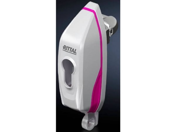 Rittal 2537.300, Dørhåndtak, Plast, Zink, Rød, Hvit, 1 stykker, 320 g
