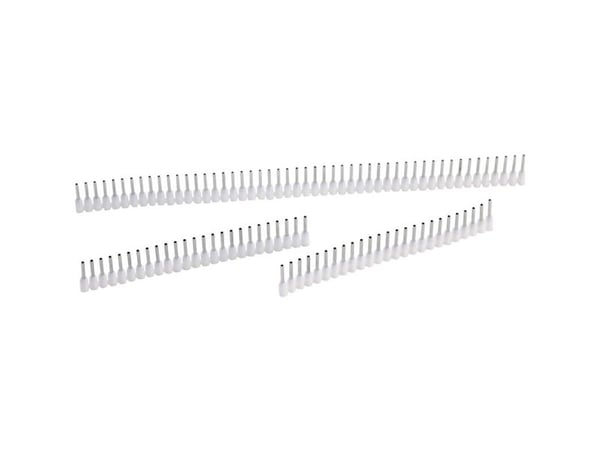 Jokari T60150 Kaapelikengät 0,5 mm² Valkoinen 500 kpl