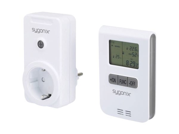 Sygonix RS2W trådløst varme-styringssett mellomplugg (brytereffekt maks.) 3500 W rekkevidde maks. (i fri sikt) 150 m (SY-3523526)