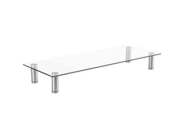 SpeaKa Professional skjermforhøyelse høydeområde 75 til 90 mm transparent (SP-9007480)