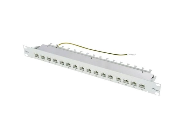 Telegärtner J02022A0050, 10 Gigabit Ethernet, RJ-45, Cat6a, Grå, 482,6 mm, 44 mm