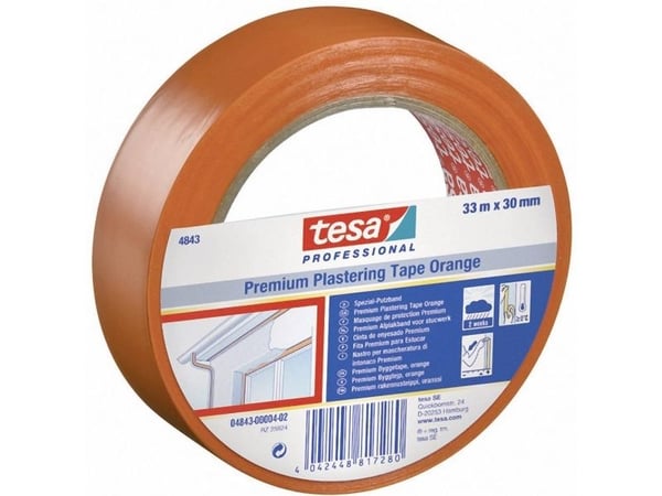tesa Winterband 4843-04-02 rengjøringstape oransje (L x B) 33 m x 30 mm 1 stk