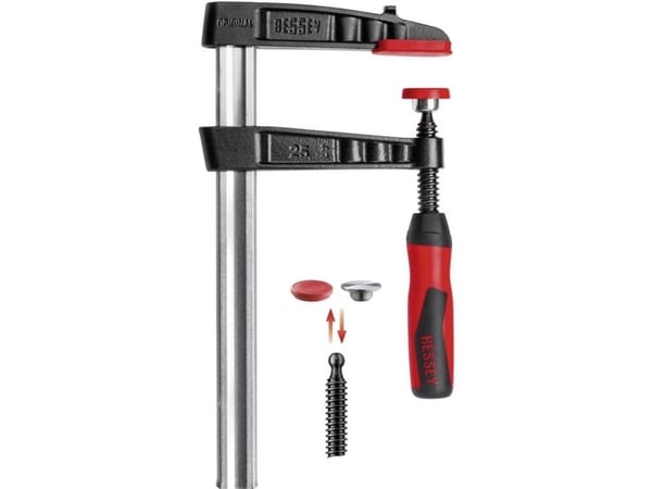 BESSEY TG50S10-2K, Bar klemme, Strykejern, Plast, 50 cm