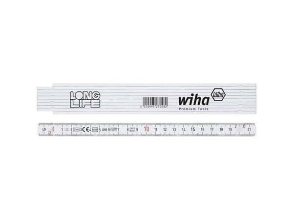 Wiha 27058, Glasfiber, Polyamid, cm,mm, 2 m, 15 mm, 140 g