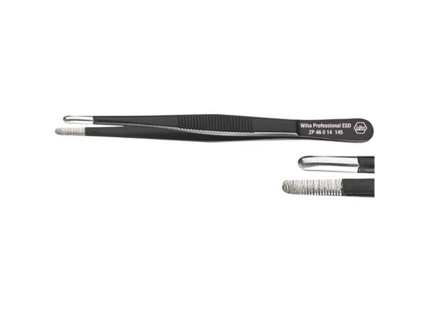 Wiha Professional ESD, Kromnikkelstål, Rustfritt stål, Svart, 29 g, 145 mm, 1 stykker