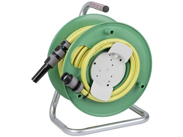 Brennenstuhl 1237130, 20 m, Over bakken, Grønn, Gult, Plast, 20 m, 315 mm