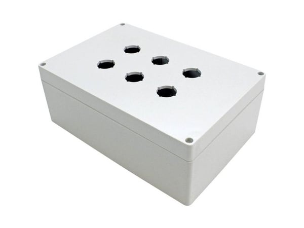 Hammond Electronics 1554MPB6 Universalskap 240 x 160 x 90 Polykarbonat Grå 1 stk