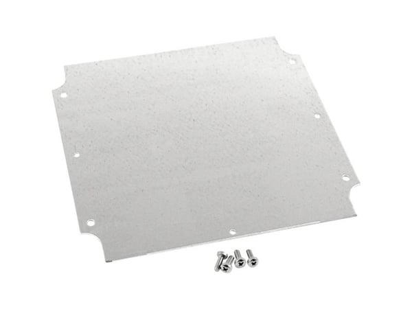 Hammond Electronics 1554WPL Stål Stål (L x B x H) 180 x 180 x 1 mm 1 stk