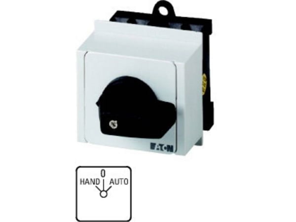 Eaton T0-1-15431/IVS, Vipukytkin, 1P, Musta, Valkoinen, IP30, 54 mm, 82 mm