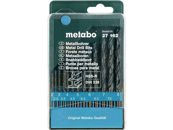 Metabo metallspiralbor sett 627162000 13 deler (2–8 mm)