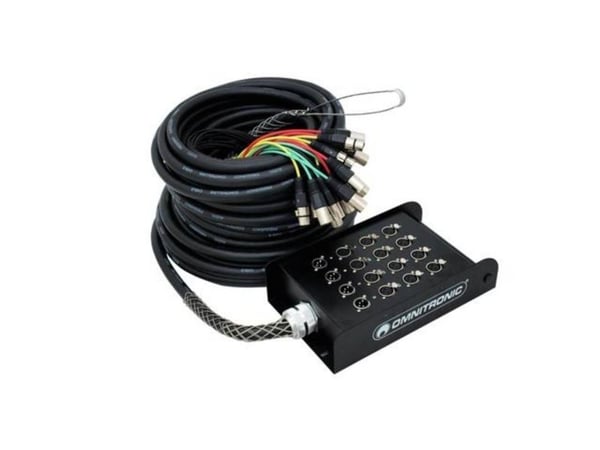 Omnitronic 30304625, 30 m, Sort, 180 mm, 90 mm, 260 mm, 12,6 kg