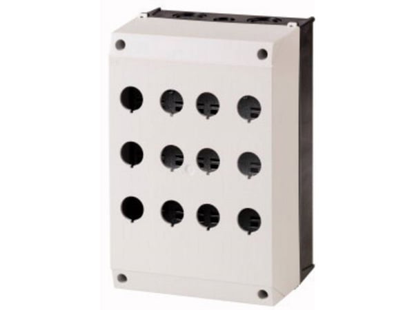 Eaton kasettikotelo 12-reikäinen 22mm IP67 harmaa M22-I12 (222688)